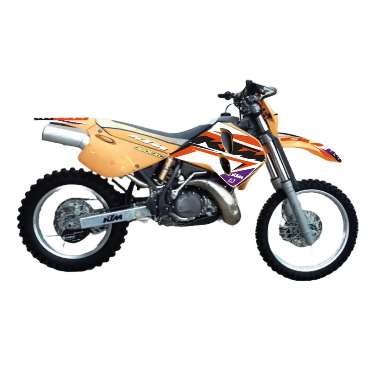 BLACKBIRD sada samolepek (dýhy) KTM 4T 96-99 (4 STROKE ALL MODELS) DREAM 5 ( )