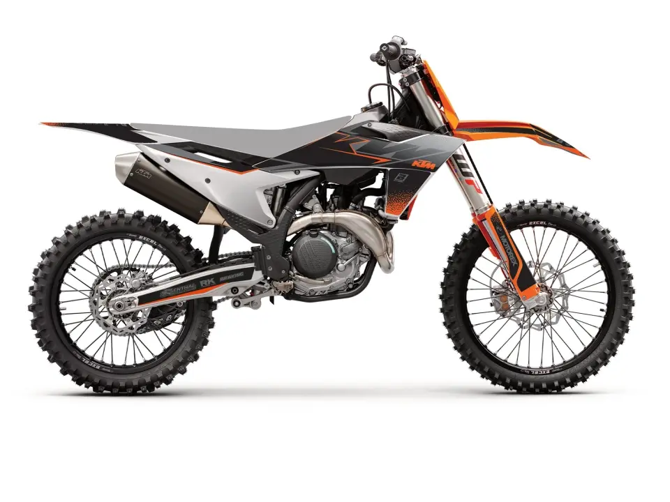 BLACKBIRD sada samolepek (dýhy) KTM SX/SX-F 24, EXC/EXC-F 24-25 MAT BLACK KTM ( )
