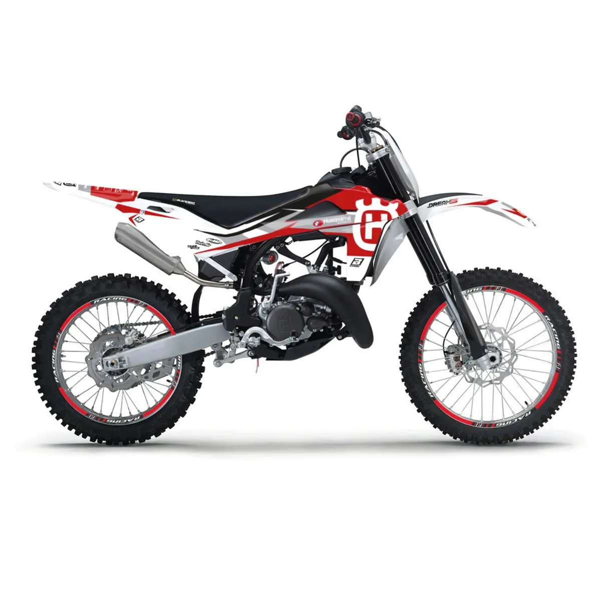 BLACKBIRD sada samolepek (dýhy) HUSQVARNA CR/WR 125/250 09-13, TE/TC 250/450/510 08-10, TE/TC 250/310 08-13 DREAM 5 ( )