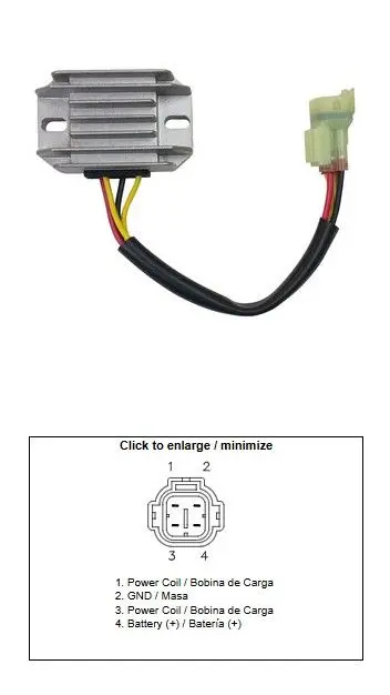 DZE regulátor napětí SUZUKI RMZ 250 10-17; RMZ 450 08-17 (32800-28H00) (12A) ( )