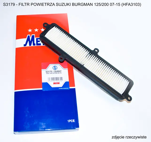 MIW/MEIWA vzduchový filtr SUZUKI BURGMAN 125/200 07-15 (HFA3103) (MIW/MEIWA vzduchový filtr SUZUKI BURGMAN 125/200 07-15 (HFA3103))