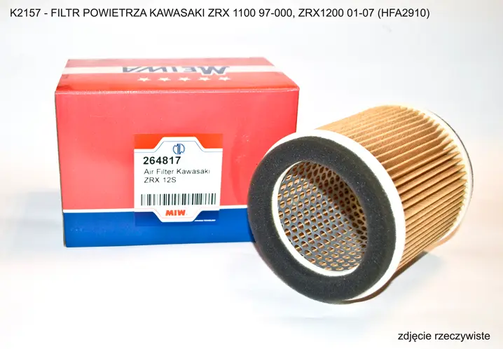MIW/MEIWA vzduchový filtr KAWASAKI ZRX 1100 97-00, ZRX 1200 01-07 (HFA2910) (MIW/MEIWA vzduchový filtr KAWASAKI ZRX 1100 97-00, ZRX 1200 01-07)