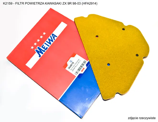 MIW/MEIWA vzduchový filtr KAWASAKI ZX 9R 98-03 (HFA2914) ( )
