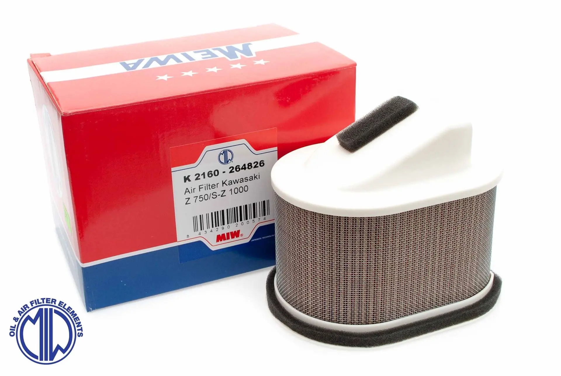 MIW/MEIWA vzduchový filtr KAWASAKI Z 750 (05-12) Z 1000 (03-09) (HFA2707) (OEM:11013-1302) ( )