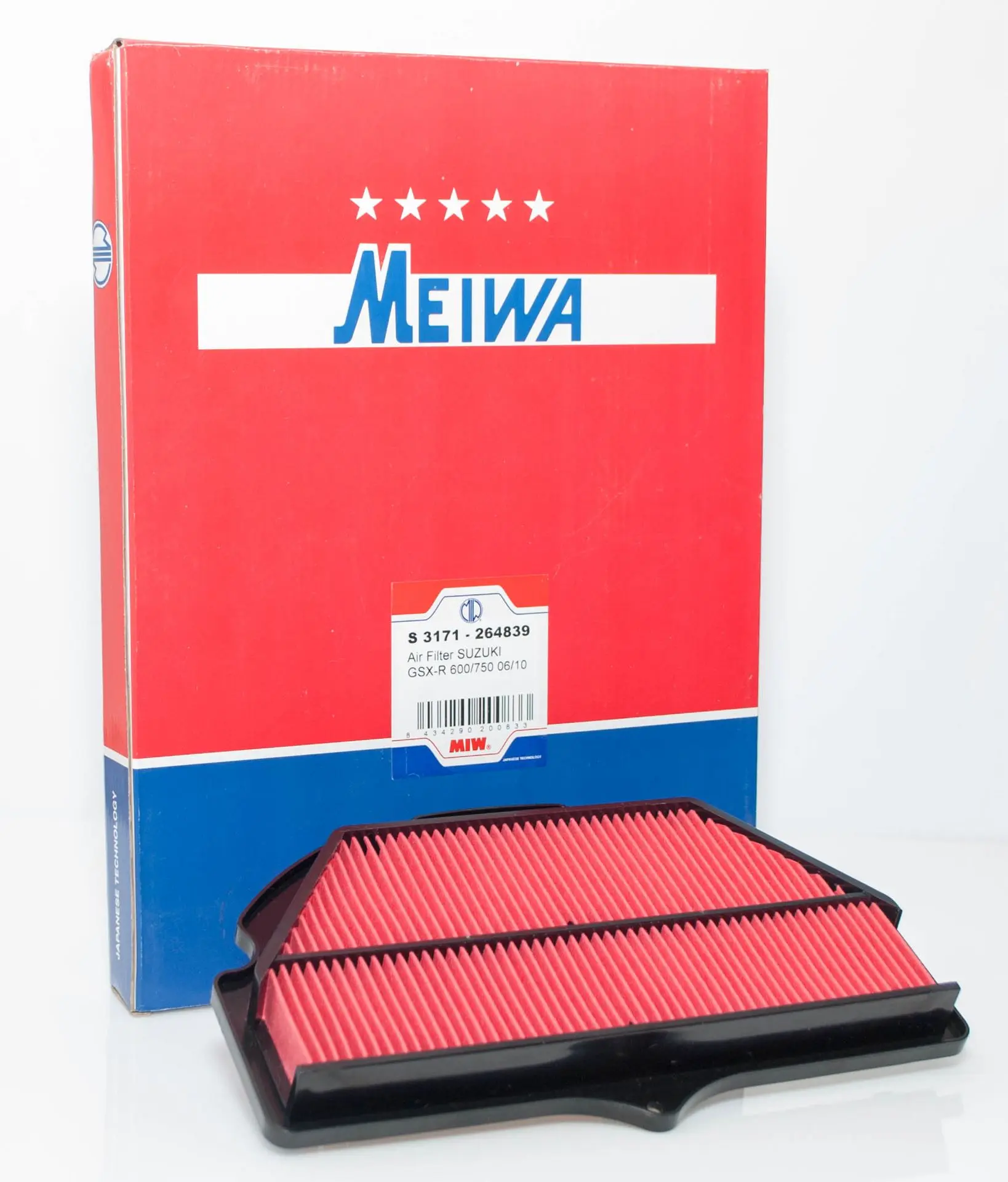 MIW/MEIWA vzduchový filtr SUZUKI GSXR 600/750 06-10 (HFA3617) ( )