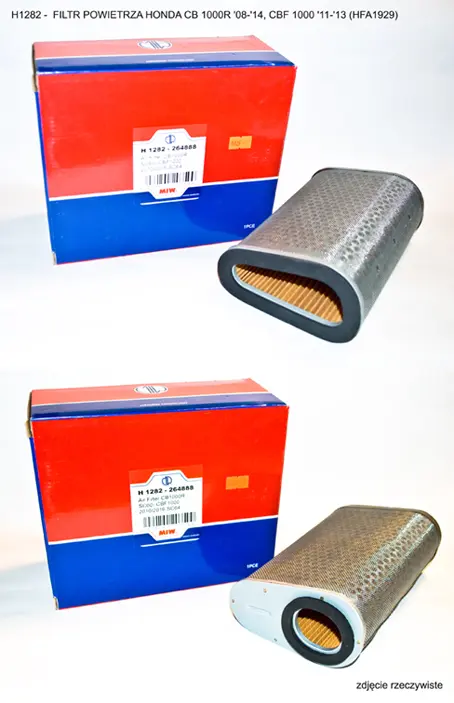 MIW (MEIWA) vzduchový filtr HONDA CB 1000R 08-14, CBF 1000 11-13 (HFA1929) (MIW (MEIWA) vzduchový filtr HONDA CB 1000R 08-14, CBF 1000 11-13)