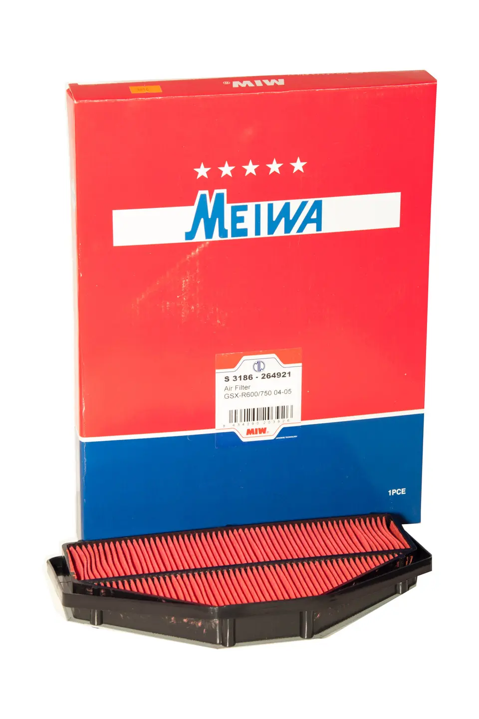 MIW/MEIWA vzduchový filtr SUZUKI GSXR 600/750 04-05 (HFA3616) (MIW/MEIWA vzduchový filtr SUZUKI GSXR 600/750 04-05 (HFA3616))