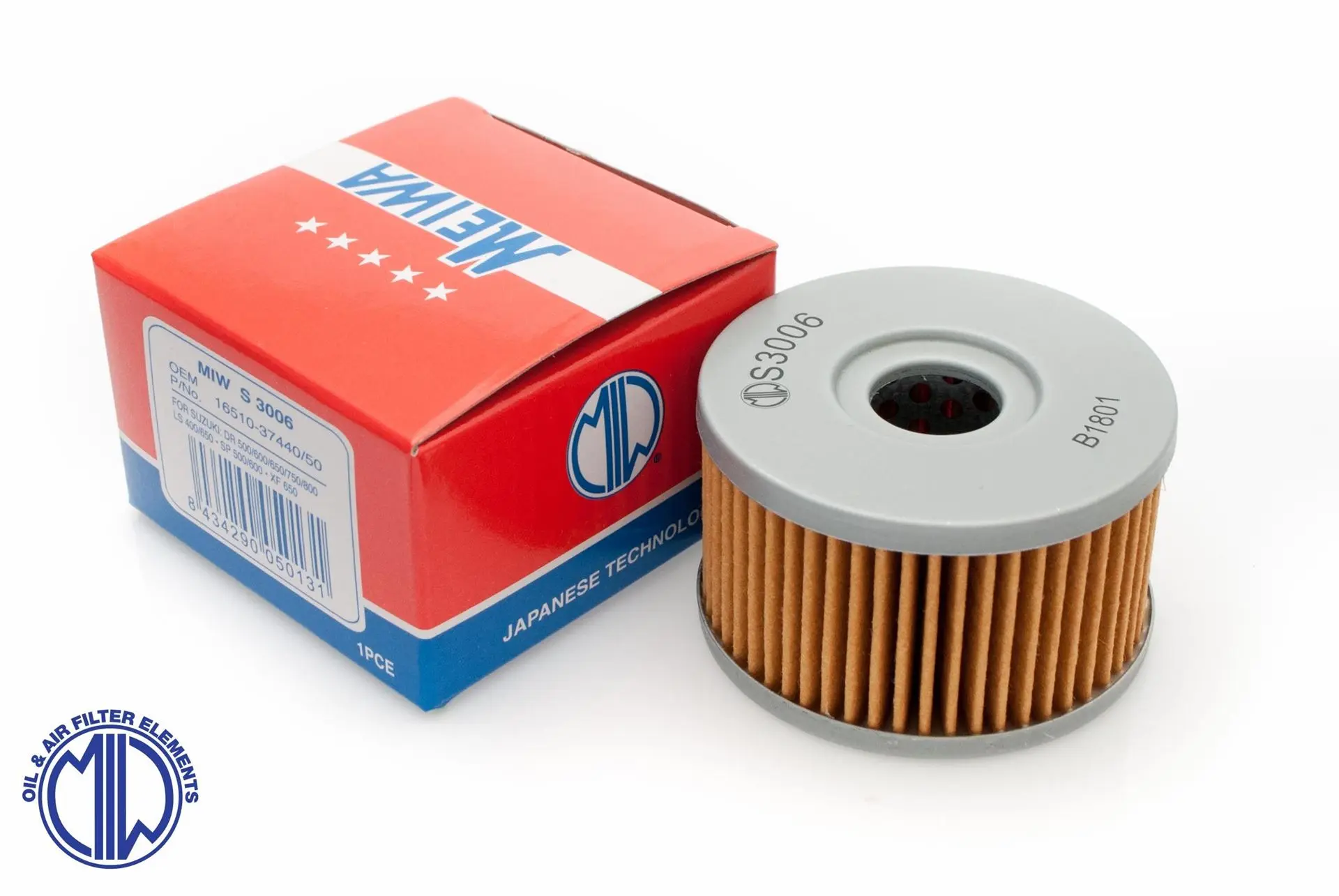 MIW/MEIWA olejový filtr SUZUKI DR 600/650/750/800 (HF137) (50) (MIW/MEIWA olejový filtr SUZUKI DR 600/650/750/800 (HF137) (50))
