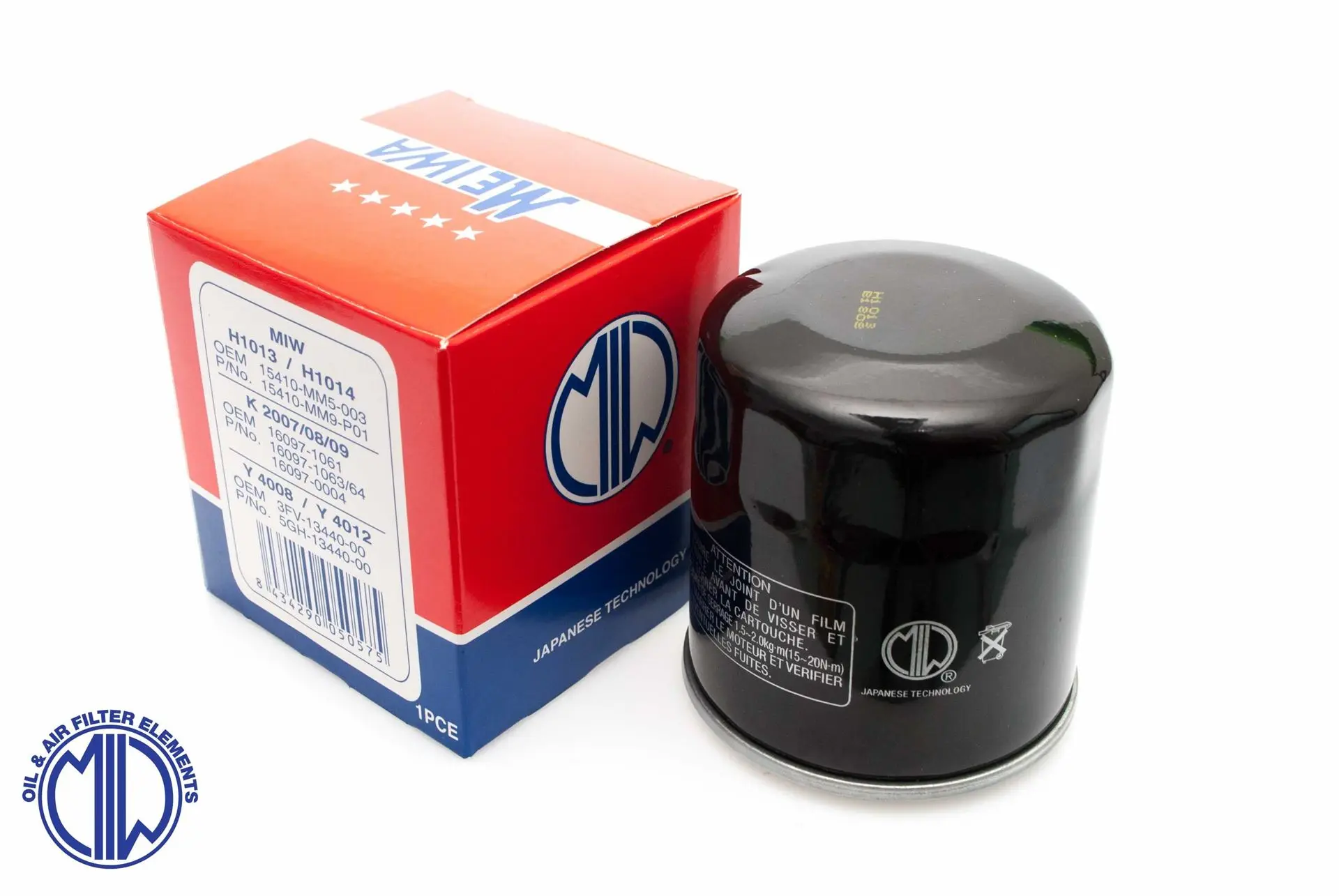 MIW/MEIWA olejový filtr HONDA/ KAWASAKI/ POLARIS/ YAMAHA (HF303) (50) (MIW/MEIWA olejový filtr HONDA/ KAWASAKI/ POLARIS/ YAMAHA (HF303) (50))