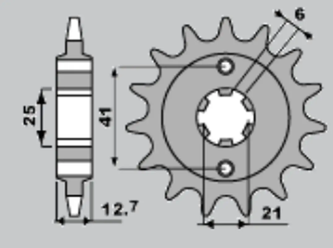 PBR přední řetězové kolo 288 17 18NC HONDA CB 550F/K 75-80 (řetěz 530) (PBR přední řetězové kolo 288 17 18NC HONDA CB 550F/K 75-80 (řetěz 530))