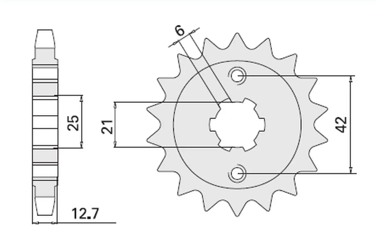 CHT přední řetězové kolo 288 17 HONDA CB550F/K 75-80 (CHT přední řetězové kolo 288 17 HONDA CB550F/K 75-80)
