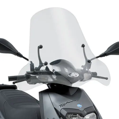 KAPPA plexi YAMAHA BWS 125 (10-16), AEROX R 50 (13-18), MBK NITRO (13-17) MBK WAAP 125 10-12 59 X 70 cm průhledné - potřebné upevnění ( )