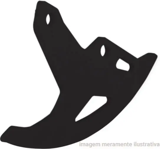 CROSSPRO kryt brzdového kotouče zadní hliník HONDA CRF 250/450 04-, barva černá MAT (CROSSPRO kryt brzdového kotouče zadní hliník HONDA CRF 250/450)