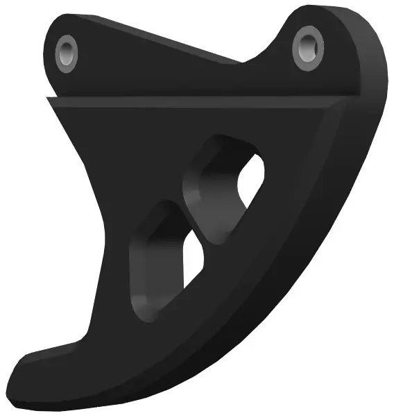 CROSSPRO kryt brzdového kotouče zadní plastový DTC SUZUKI RMZ 250/450 07-23 barva černá (CROSSPRO kryt brzdového kotouče zadní plastový DTC SUZUKI)