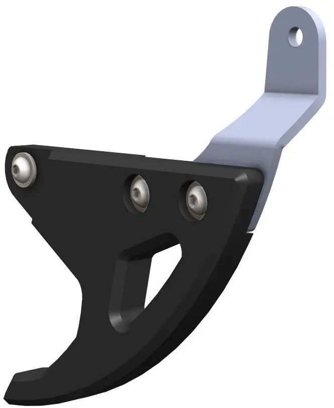 CROSSPRO kryt brzdového kotouče plastový DTC zadní: YAMAHA YZ 125/250 99-25, YZF/WRF 250 99-25 barva černá (CROSSPRO kryt brzdového kotouče plastový)