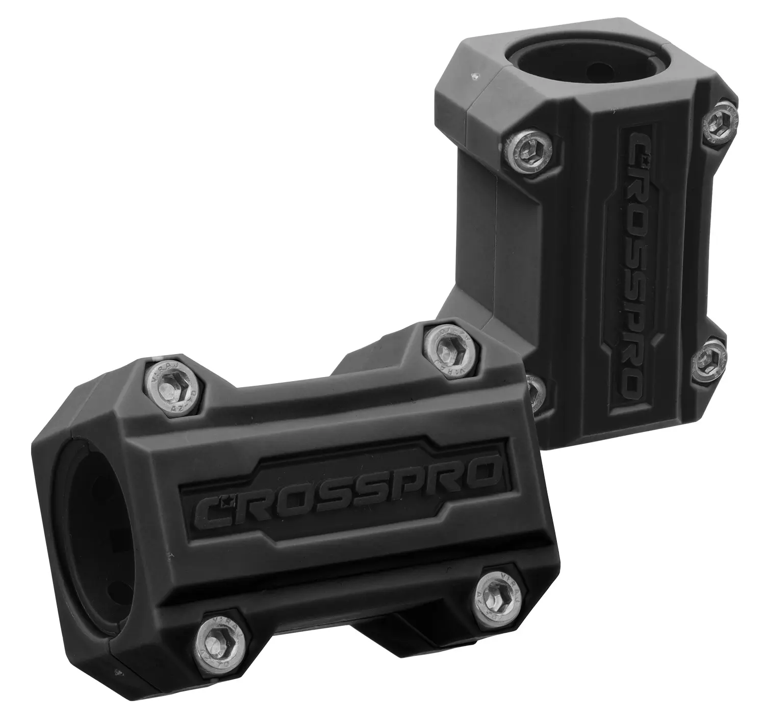 CROSSPRO slidery / nárazníky 22/25mm (komplet 2 kusy) barva černá (CROSSPRO slidery / nárazníky 22/25mm (komplet 2 kusy) barva černá)