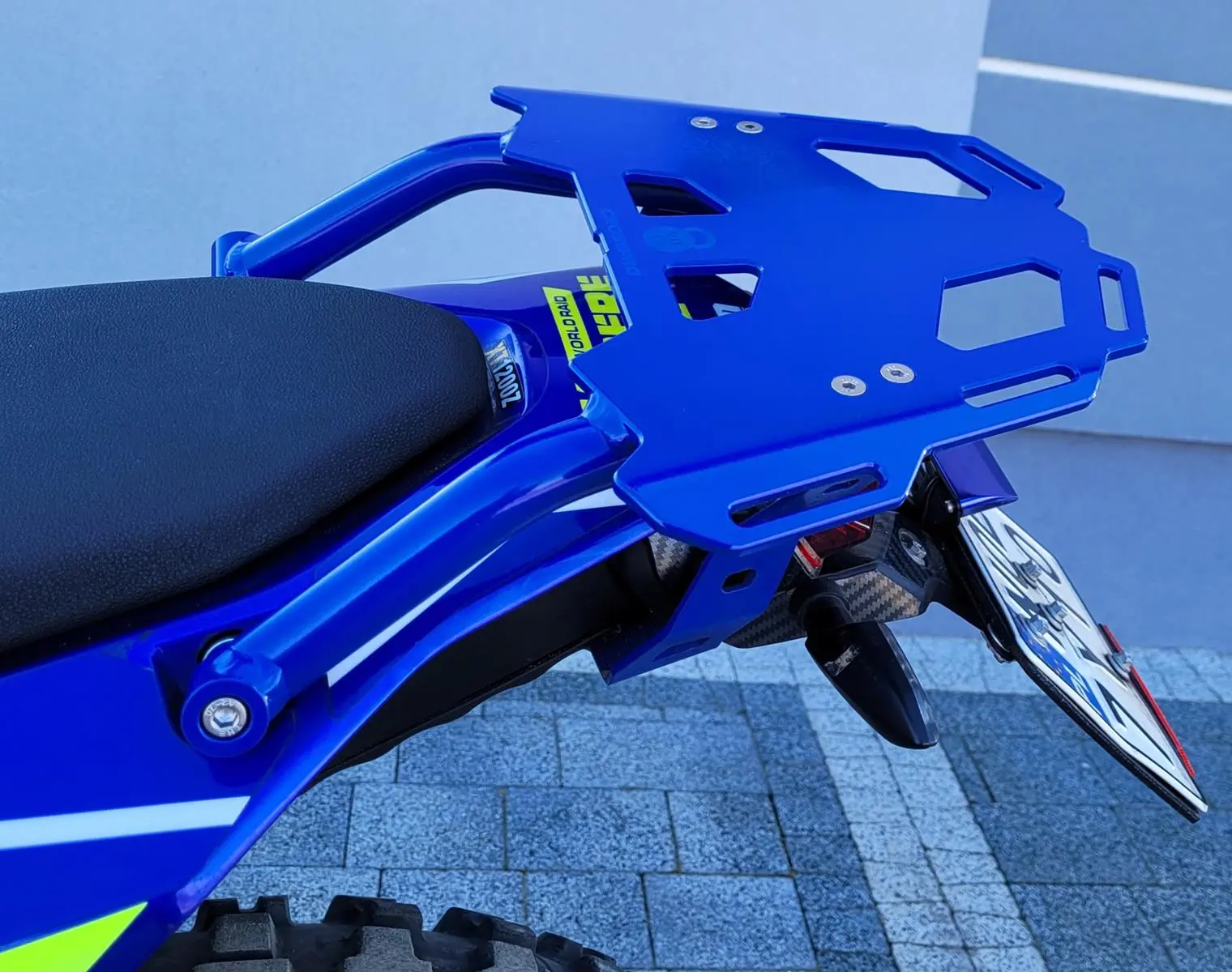 CROSSPRO zadní nosič YAMAHA XTZ 690 TENERE 700/WORLD RAID 19 - 25 barva modrá (CROSSPRO zadní nosič YAMAHA XTZ 690 TENERE 700/WORLD RAID 19 - 25)