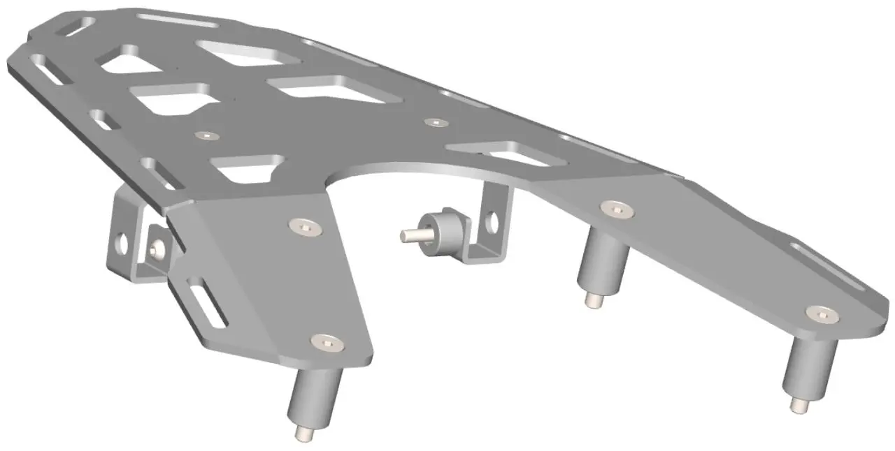 CROSSPRO zadní nosič GASGAS ES 700 22-23 barva červená (CROSSPRO zadní nosič GASGAS ES 700 22-23 barva červená)