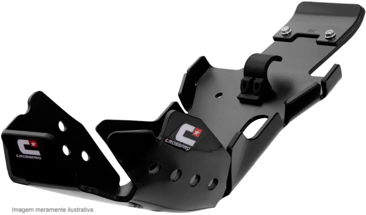 CROSSPRO kryt motoru a spojky kyvné vidlice (PRO-LINK) plastový DTC ENDURO: BETA RR 125 20-22, RR 200 20-22 barva černá ( )
