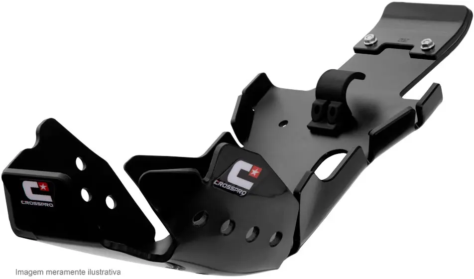 CROSSPRO kryt motoru a spojky kyvné vidlice (PRO-LINK) plastový DTC ENDURO HARD SHERCO SE 250R/300R 19-22 barva černá (CROSSPRO kryt motoru a spojky)