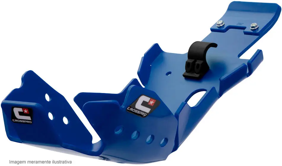 CROSSPRO kryt motoru a spojky kyvné vidlice (PRO-LINK) plastový DTC HARD ENDURO SHERCO SE 250R/300R 19-22 barva modrá (CROSSPRO kryt motoru a spojky)