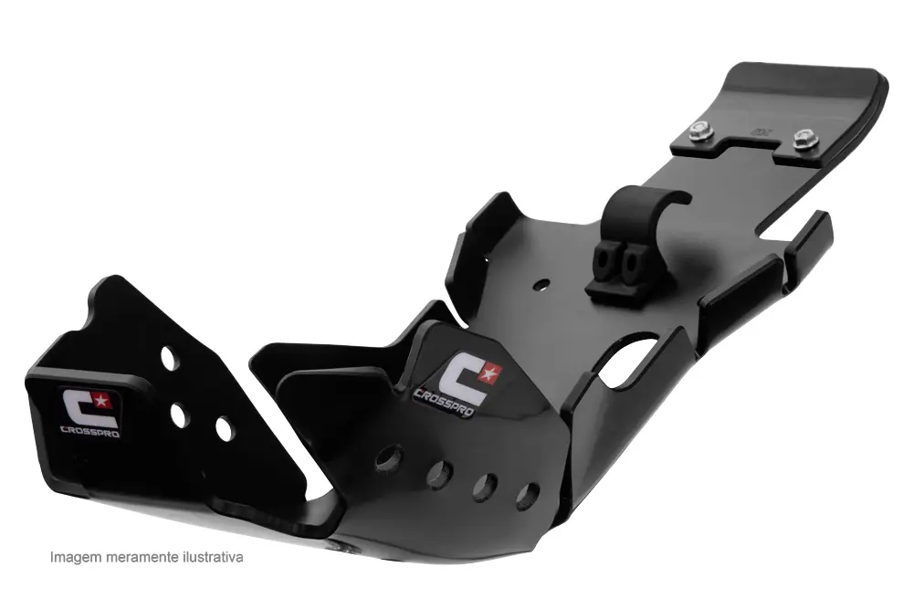CROSSPRO kryt motoru a spojky kyvné vidlice (PRO-LINK) plastový DTC HARD ENDURO BETA 250/300 RR 20-23 barva černá ( )