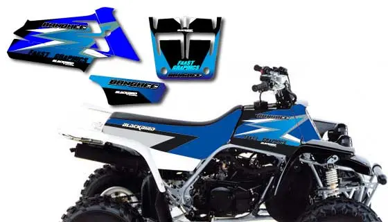 BLACKBIRD sada samolepek (dýhy) YAMAHA BANSHEE (BLACKBIRD sada samolepek (dýhy) YAMAHA BANSHEE)