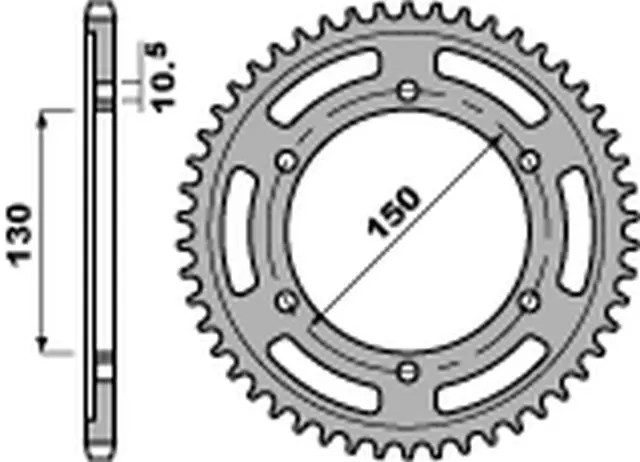 PBR rozeta 300 39 C45 YAMAHA TRX 850 (96-00) (JTR300.39) (MADE IN ITALY) (PBR rozeta 300 39 C45 YAMAHA TRX 850 (96-00) (JTR300.39) (MADE IN ITALY))