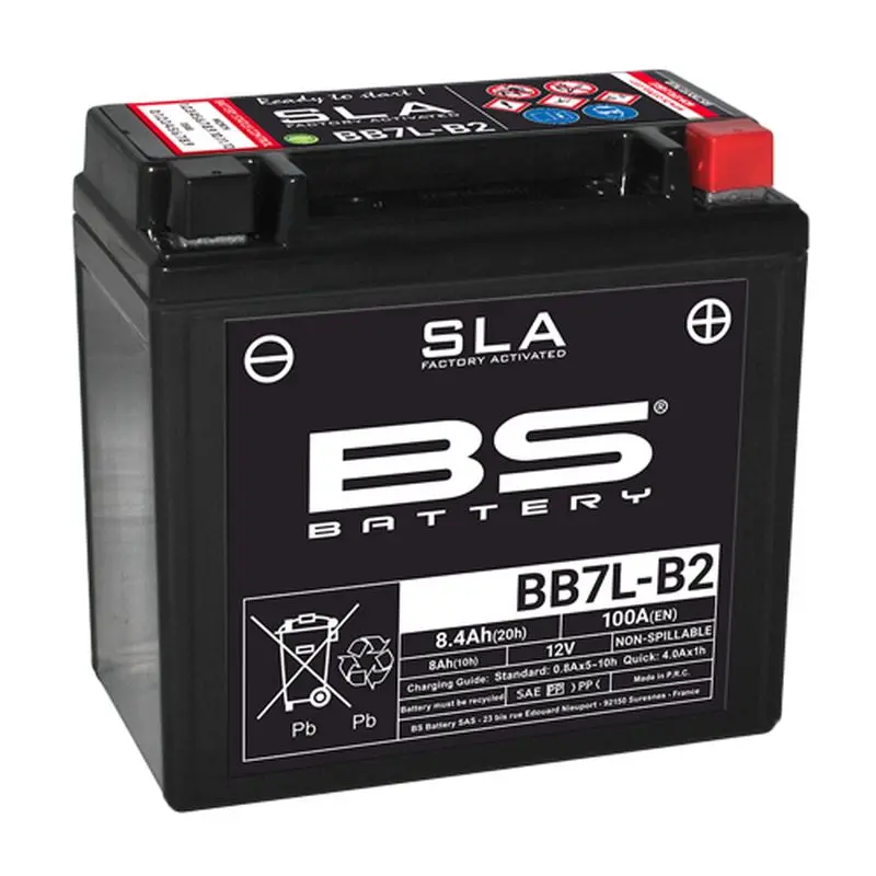 BS akumulátor BB7L-B2 (FA) (YB7-B2) 12V 8AH 135X75X133 bezúdržbový - zalitý (100A) (6) ( )