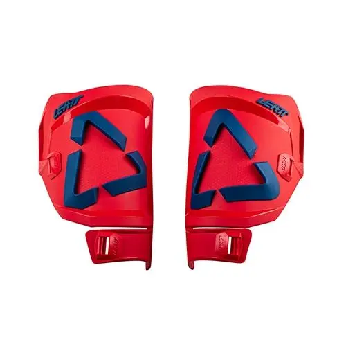 LEATT holenní destička (pár) k botám FLEXLOCK 5.5 SHIN PLATE ROYAL barva červená/tmavě modrá velikost 47/48 (náhradní díly) (LEATT holenní destička)