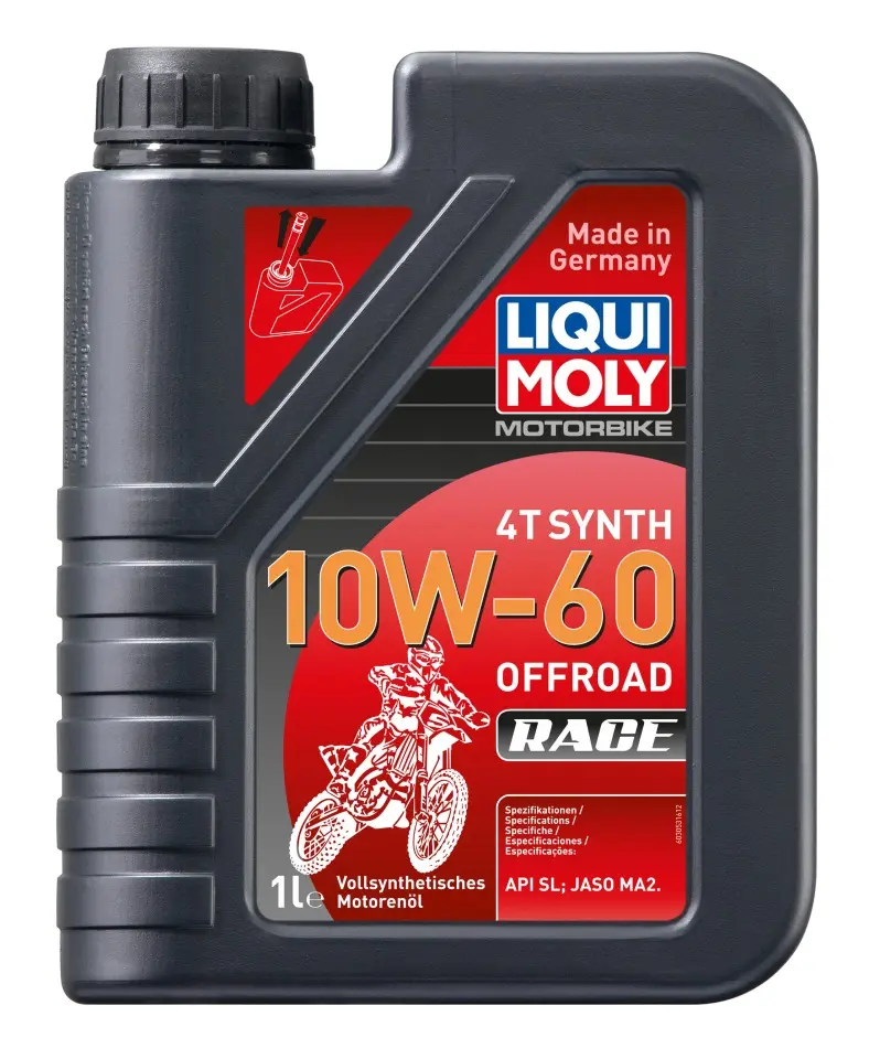 LIQUI MOLY motorový olej MOTORBIKE 4T syntetický 10W60 OFFROAD RACE 1L (6) ( )