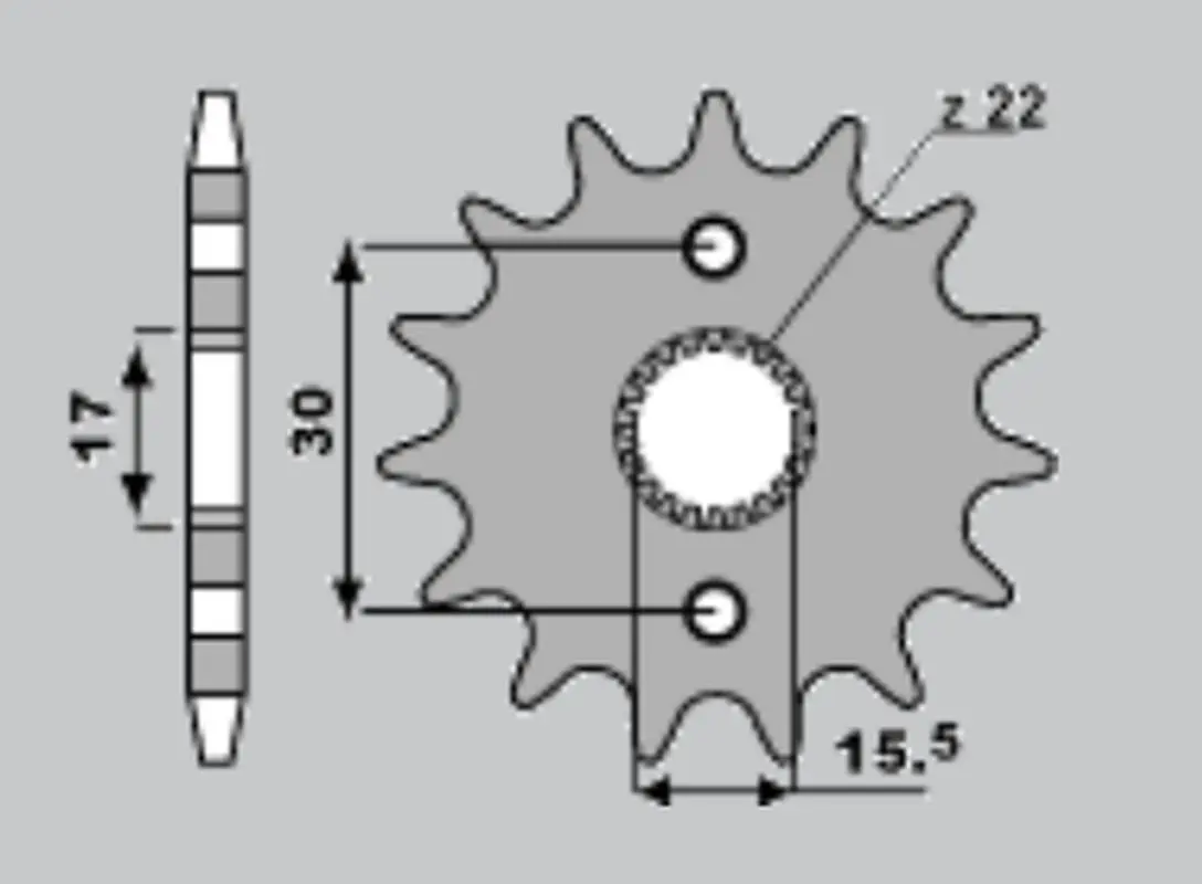 JR řetězové kolo přední 332 14 HONDA CR 80/85 (JTF1256.14) (JR řetězové kolo přední 332 14 HONDA CR 80/85 (JTF1256.14))