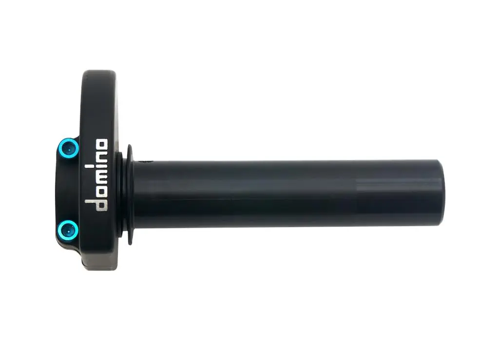 DOMINO plynová rukojeť univerzální hliníková kompletní barva černá (bez regulátoru lanka) (jedno lanko) ( )
