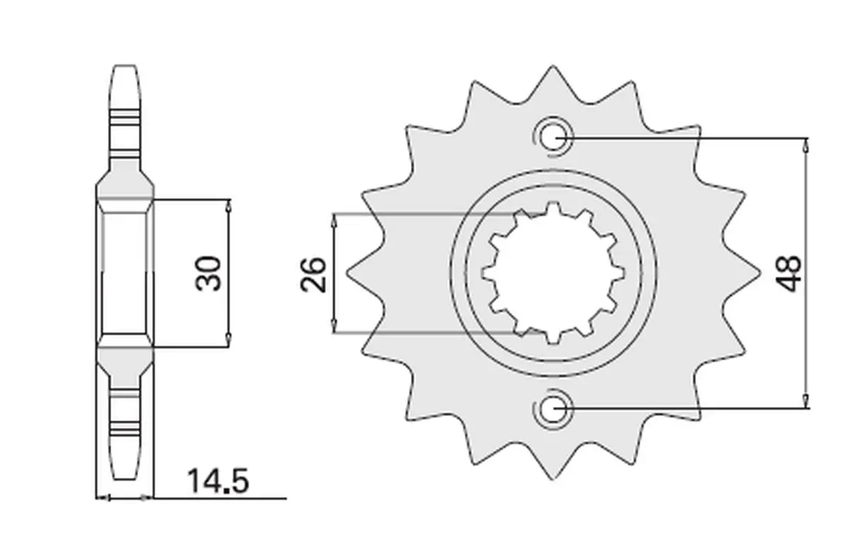 CHT řetězové kolo přední 339 16 HONDA VFR 800 02-13 (JTF339.16) (CHT řetězové kolo přední 339 16 HONDA VFR 800 02-13 (JTF339.16))