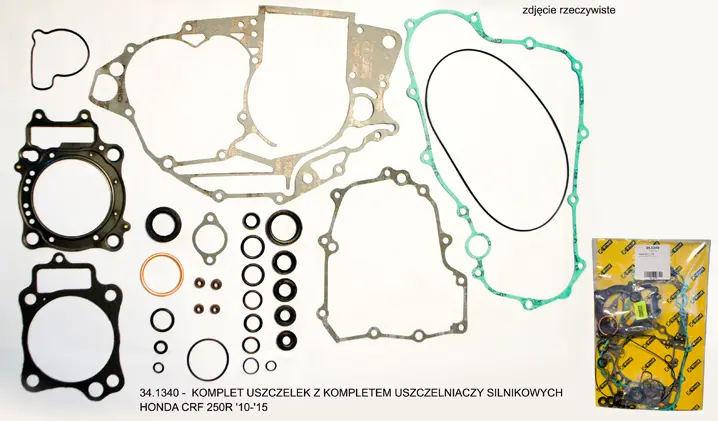 PROX kompletní sada těsnění včetně kompletního těsnění motoru HONDA CRF 250R 10-17 (PROX kompletní sada těsnění včetně kompletního těsnění motoru)
