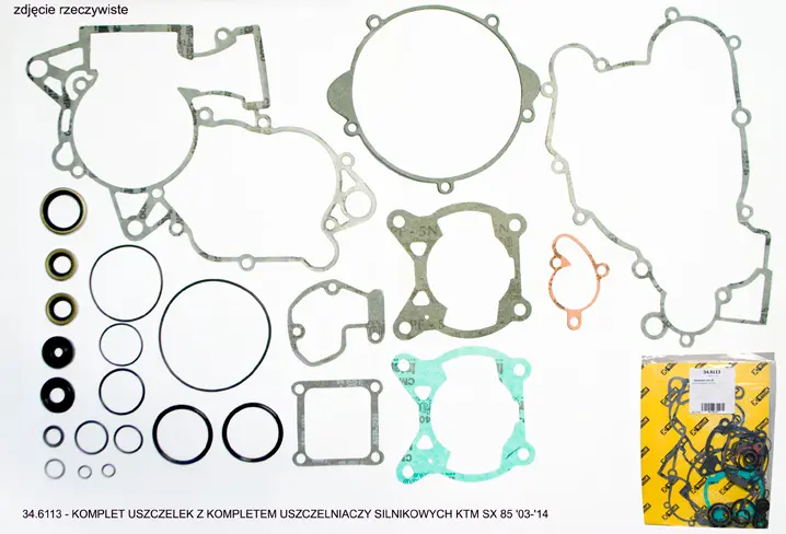 PROX kompletní sada těsnění včetně kompletního těsnění motoru KTM SX 85 13-17, HUSQVARNA TC 85 14-17 (PROX kompletní sada těsnění včetně kompletního)