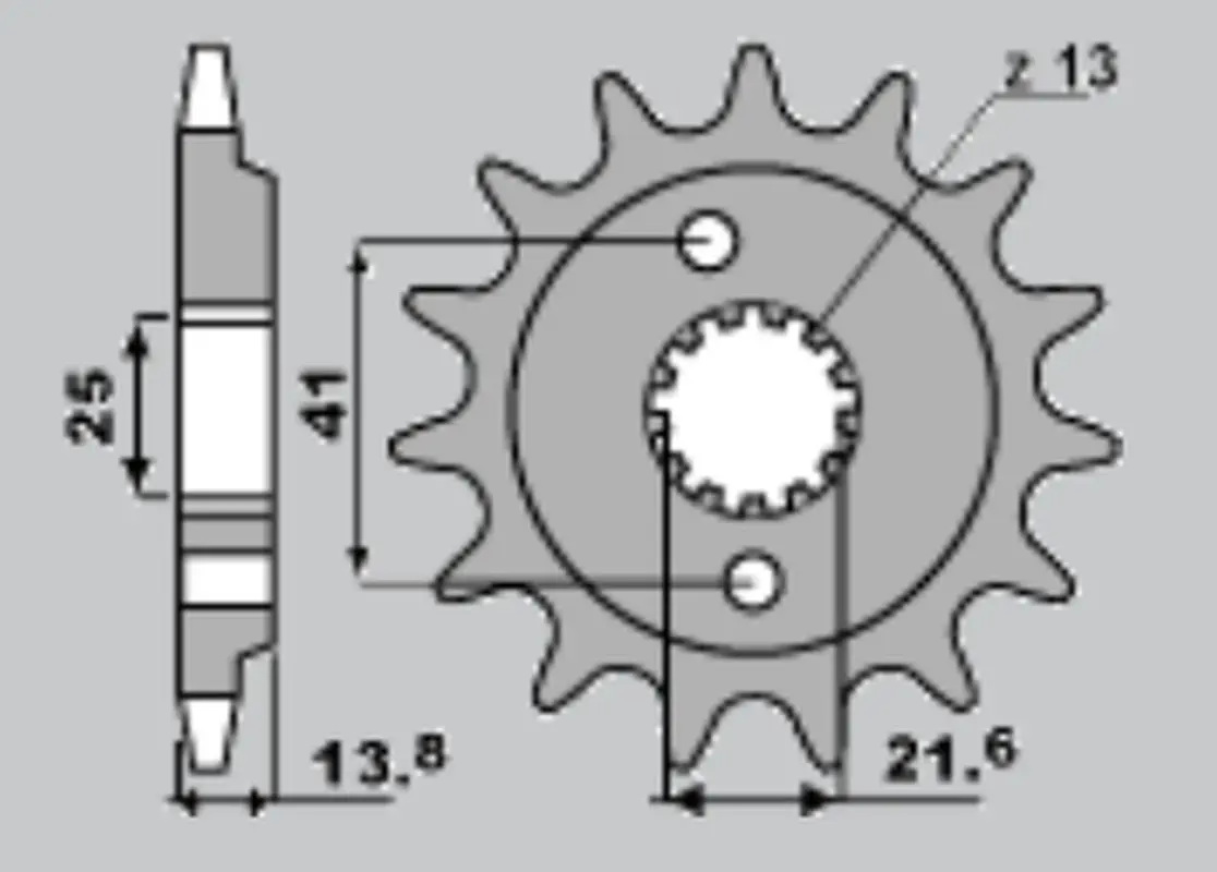 JR řetězové kolo přední 346 16 HONDA VT 600 C 90-04 (JTF296.16) (JR řetězové kolo přední 346 16 HONDA VT 600 C 90-04 (JTF296.16))