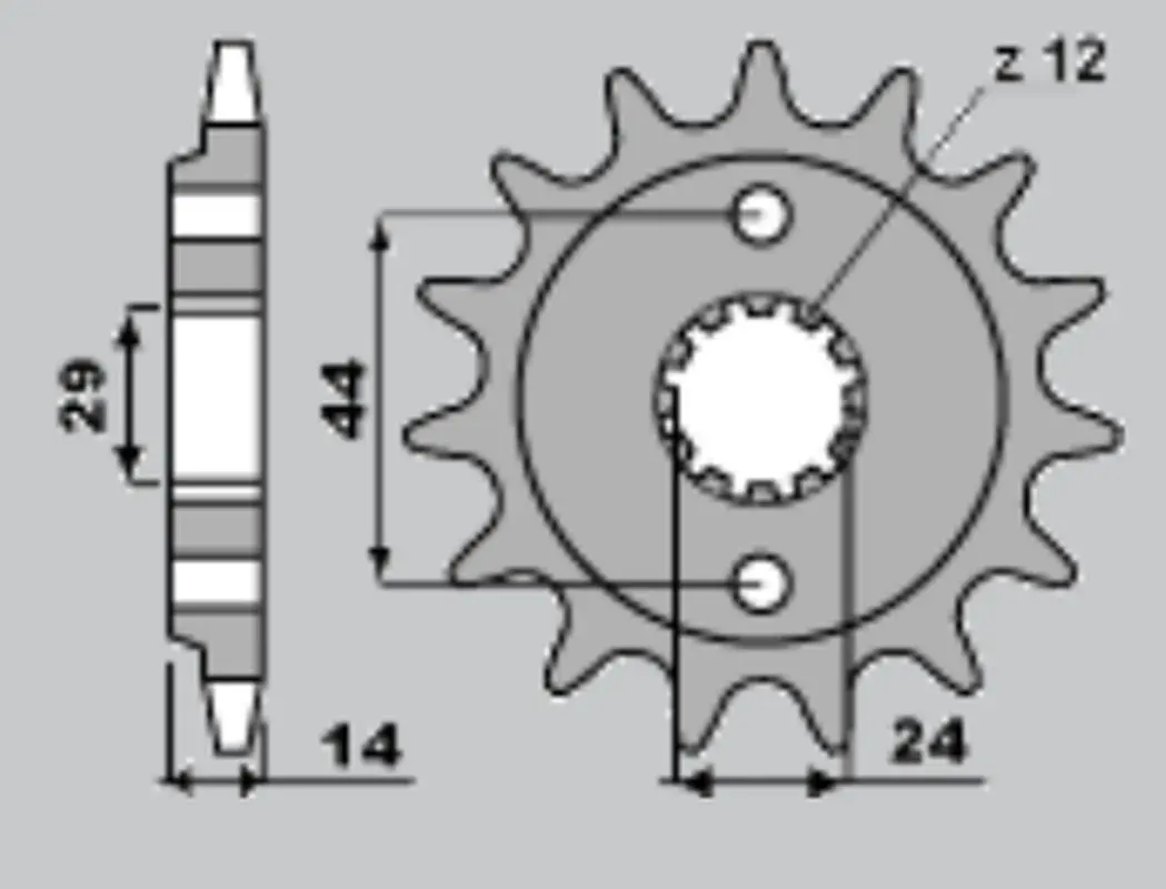 JR řetězové kolo přední 348 17 HONDA VT 750 C '97-'04 (JTF1372.17) (JR řetězové kolo přední 348 17 HONDA VT 750 C '97-'04 (JTF1372.17))