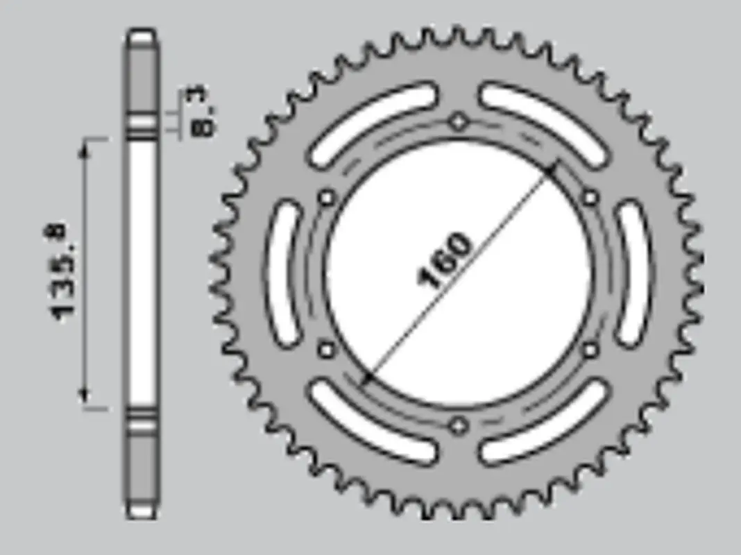 CHT rozeta 3552 43 APRILIA PEGASO 600 (5-436) (CHT rozeta 3552 43 APRILIA PEGASO 600 (5-436))