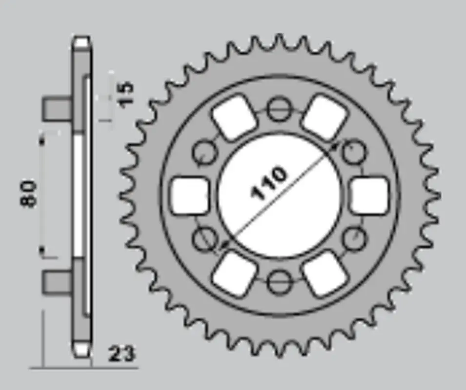 CHT rozeta 3555 38 APRILIA AF1 125 90-93 (A4150019380) (CHT rozeta 3555 38 APRILIA AF1 125 90-93 (A4150019380))