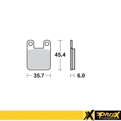 PROX brzdové destičky KH115 KTM SX 60/65 98-01 přední (PROX brzdové destičky KH115 KTM SX 60/65 98-01 přední)