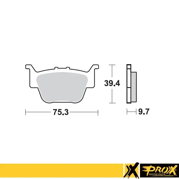 PROX brzdové destičky KH373 HONDA TRX 450R 04-14 zadní (PROX brzdové destičky KH373 HONDA TRX 450R 04-14 zadní)