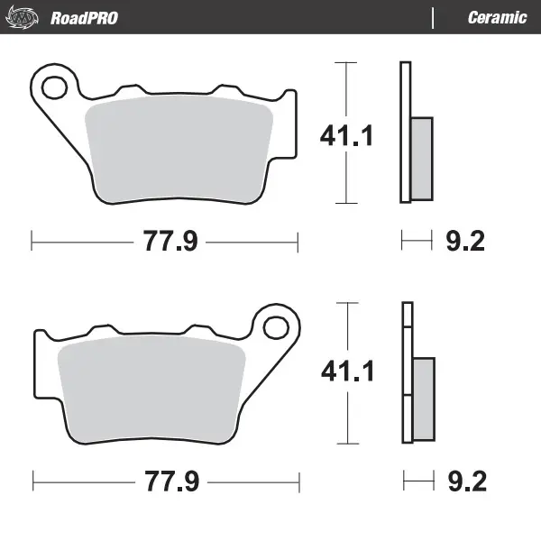 MOTO-MASTER brzdové destičky KH208 / KH213 ROADPRO keramické série (MOTO-MASTER brzdové destičky KH208 / KH213 ROADPRO keramické série)
