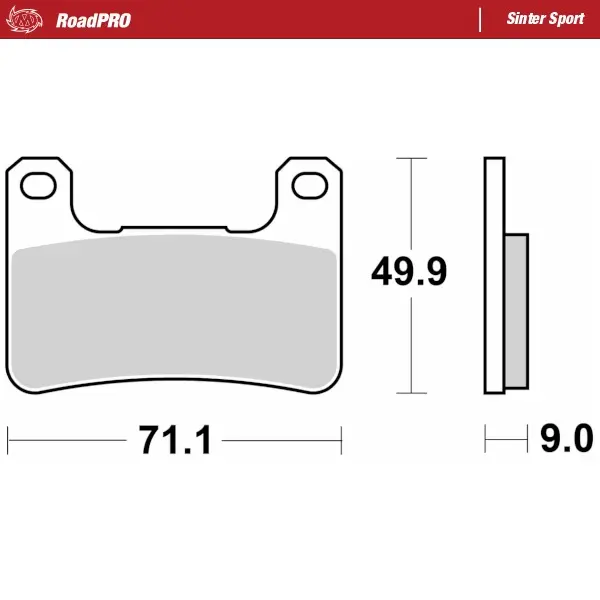 MOTO-MASTER brzdové destičky KH379 ROADPRO sintrované série - na objednávku (MOTO-MASTER brzdové destičky KH379 ROADPRO sintrované série - na)