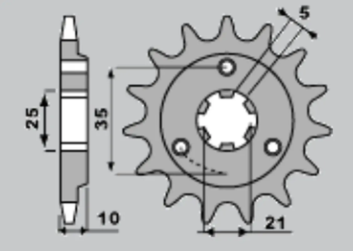 CHT řetězové kolo přední 412 15 SUZUKI DR 750/800 BIG '89-'93 (JTF438.15) (CHT řetězové kolo přední 412 15 SUZUKI DR 750/800 BIG '89-'93 (JTF438.15))