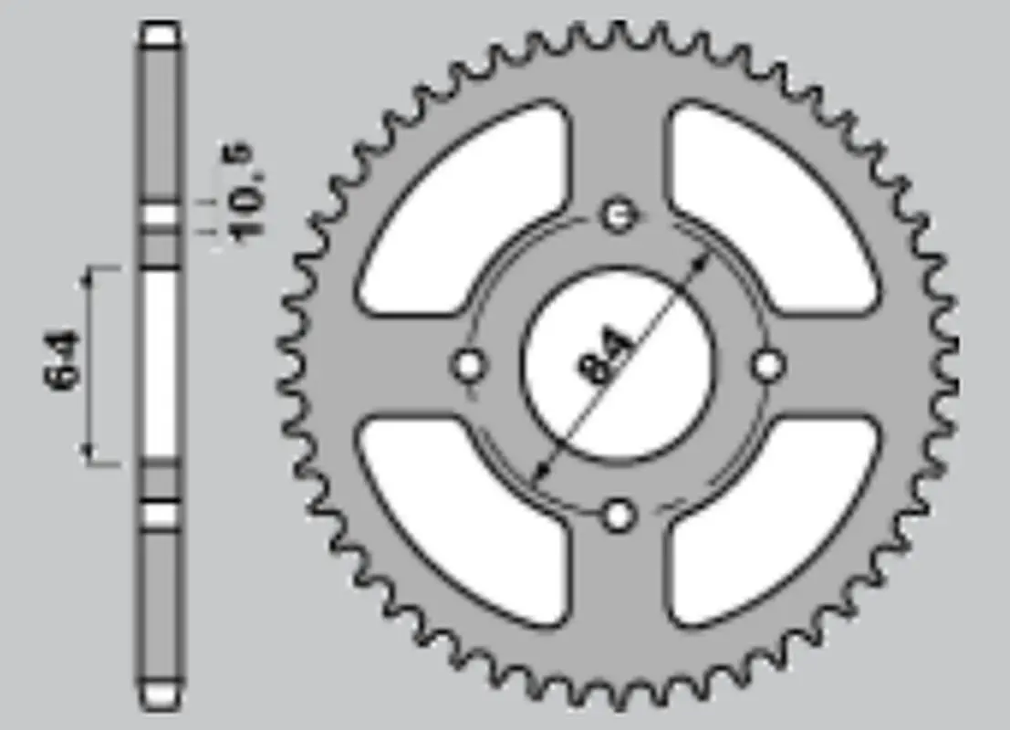 CHT rozeta 4302 39 SUZUKI LTZ 400, LTF 160 (2114-39) (JTR1826.40) (CHT rozeta 4302 39 SUZUKI LTZ 400, LTF 160 (2114-39) (JTR1826.40))