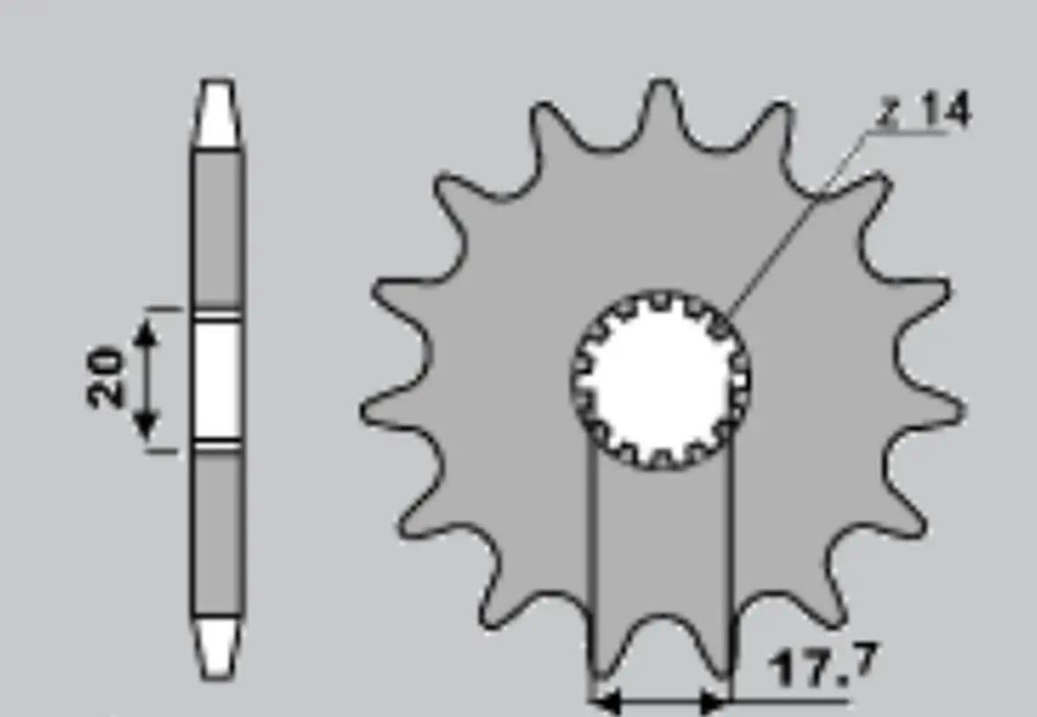 CHT řetězové kolo přední 440 13 (564-13) (JTF564.13) (CHT řetězové kolo přední 440 13 (564-13) (JTF564.13))