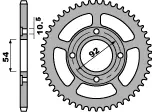 PBR řetězové kolo zadní 4432 47 F YAMAHA TZR 50 RR / X-POWER 96-09 (JTR1078.47) (řetěz 420) (MADE IN ITALY) (PBR řetězové kolo zadní 4432 47 F YAMAHA)