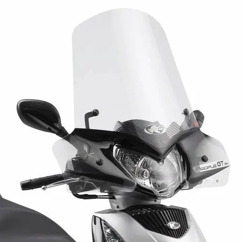 KAPPA plexi KYMCO PEOPLE GTI 125/200/300 10-20 53 X 72 průhledné - potřebné upevnění A443AK (KAPPA plexi KYMCO PEOPLE GTI 125/200/300 10-20 53 X 72)