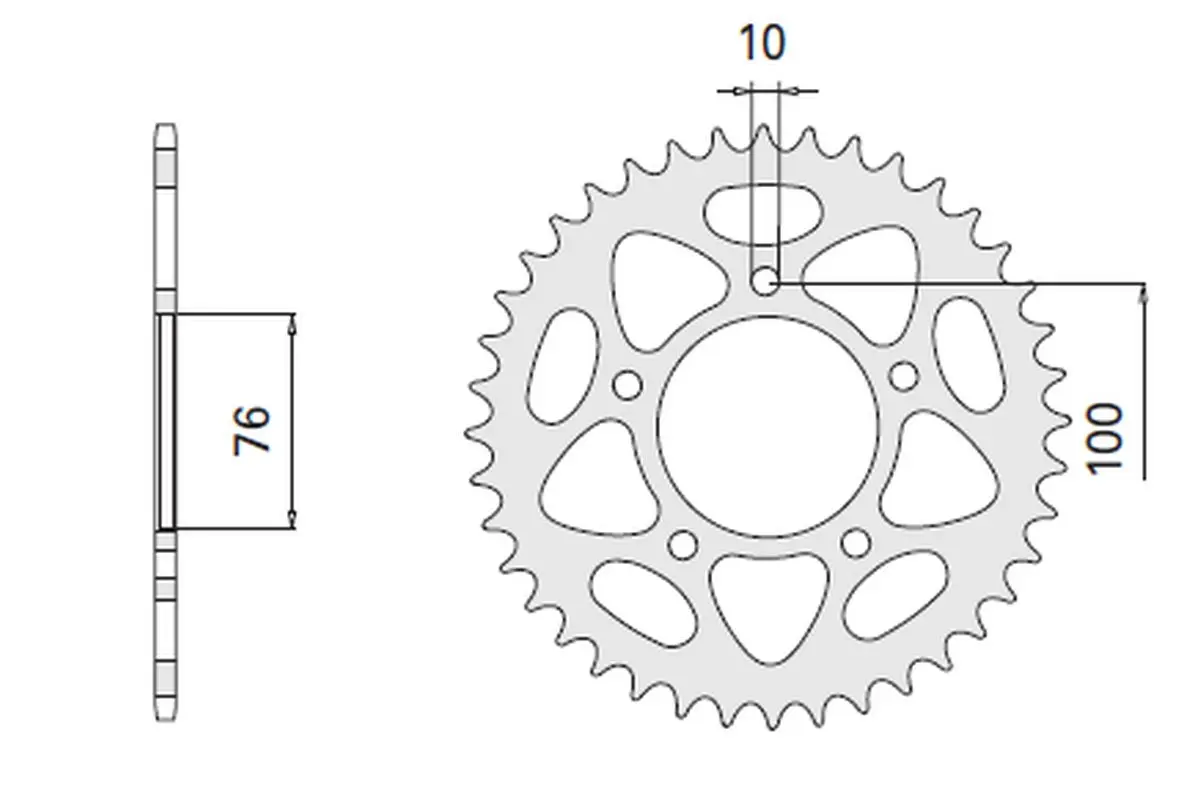 CHT rozeta 4456 41 (2096-41) BENELLI 500/600/900 (CHT rozeta 4456 41 (2096-41) BENELLI 500/600/900)